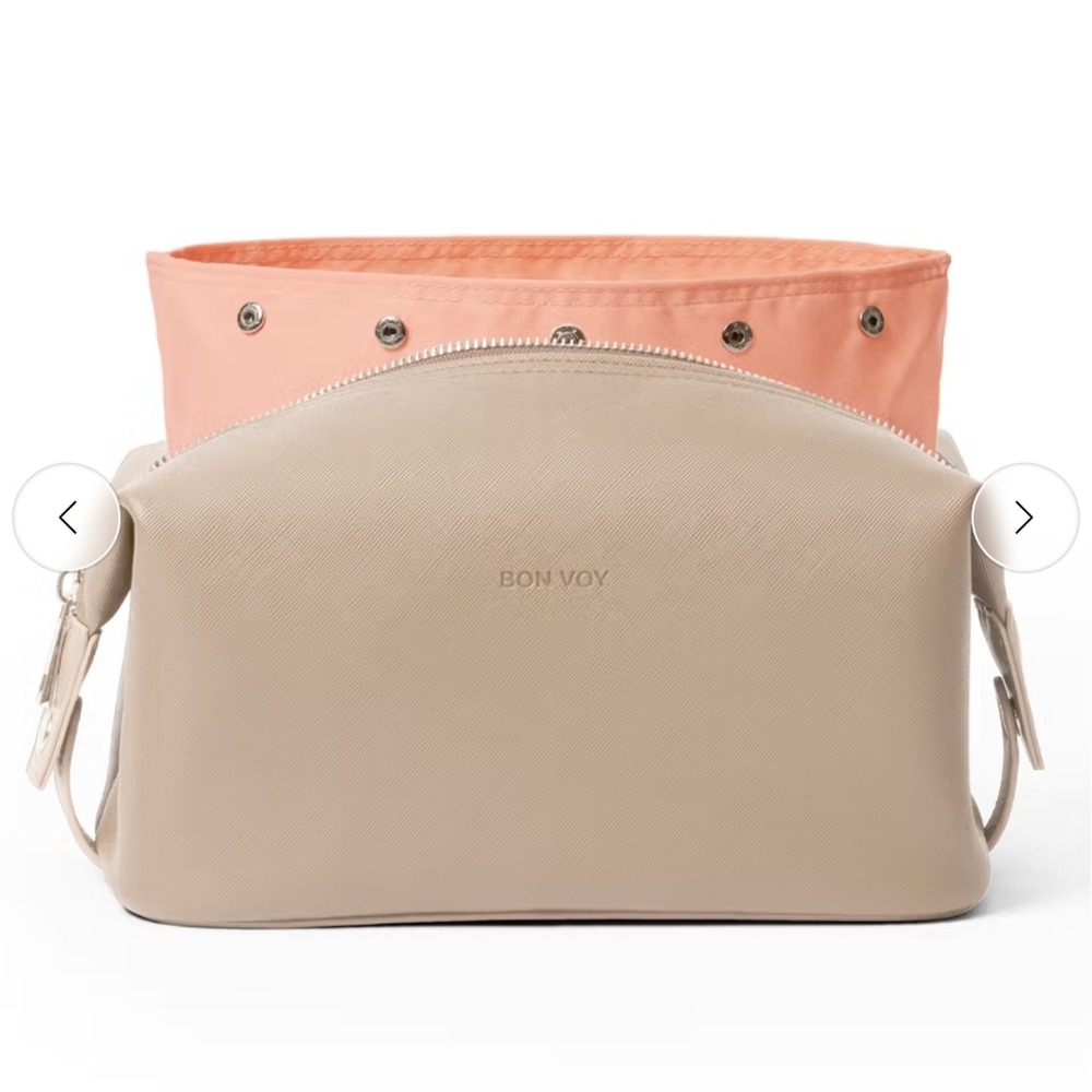 Bonvoy Large‎ Weekend Toiletry Bag Beige Travel Luggage NWOT